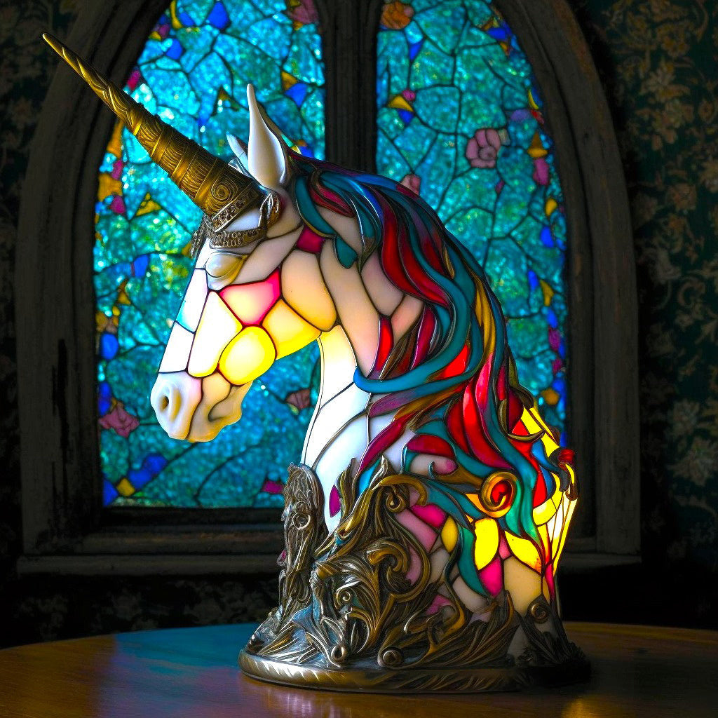 Dierenlamp - Kleurrijk Design Glazen Tafellamp-Boutique Moda