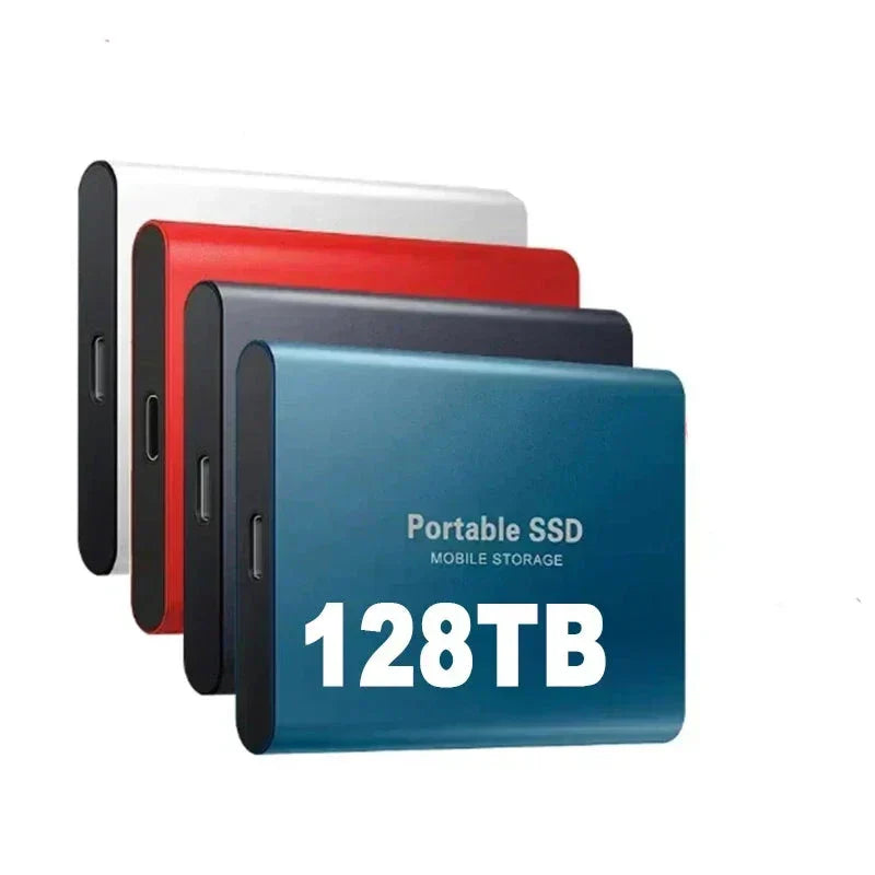 Draagbare SSD | USB C | 128 TB | Externe SSD | Solid State Drive-Boutique Moda