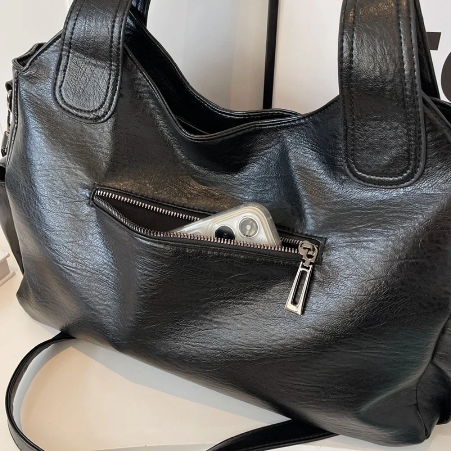 Draagtas - Veganistisch leer - Voor elke dag - Kunstleren tas - Schoudertas-Boutique Moda