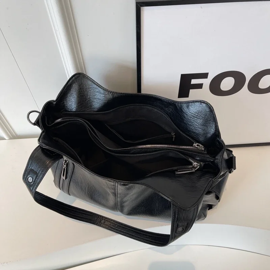 Draagtas - Veganistisch leer - Voor elke dag - Kunstleren tas - Schoudertas-Boutique Moda