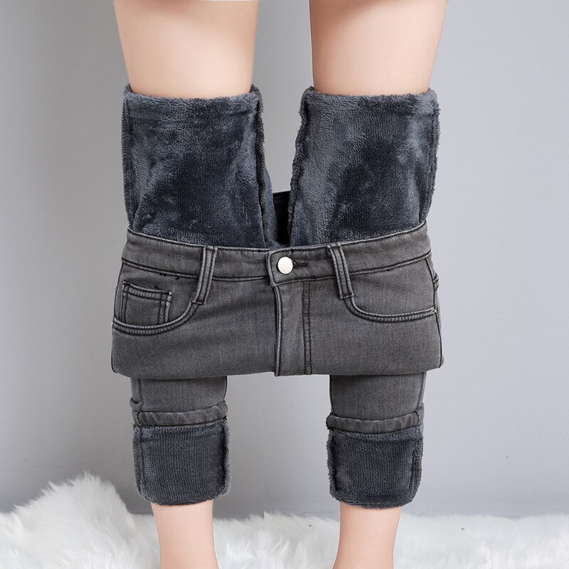 Felicity Thermojeans | Stretchy fleece gevoerde skinny jeans voor dames-Boutique Moda