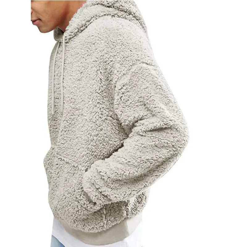 Fleece Hoodie | Trui | Teddy | Sherpa Hoodie | Heren Hoodie-Boutique Moda