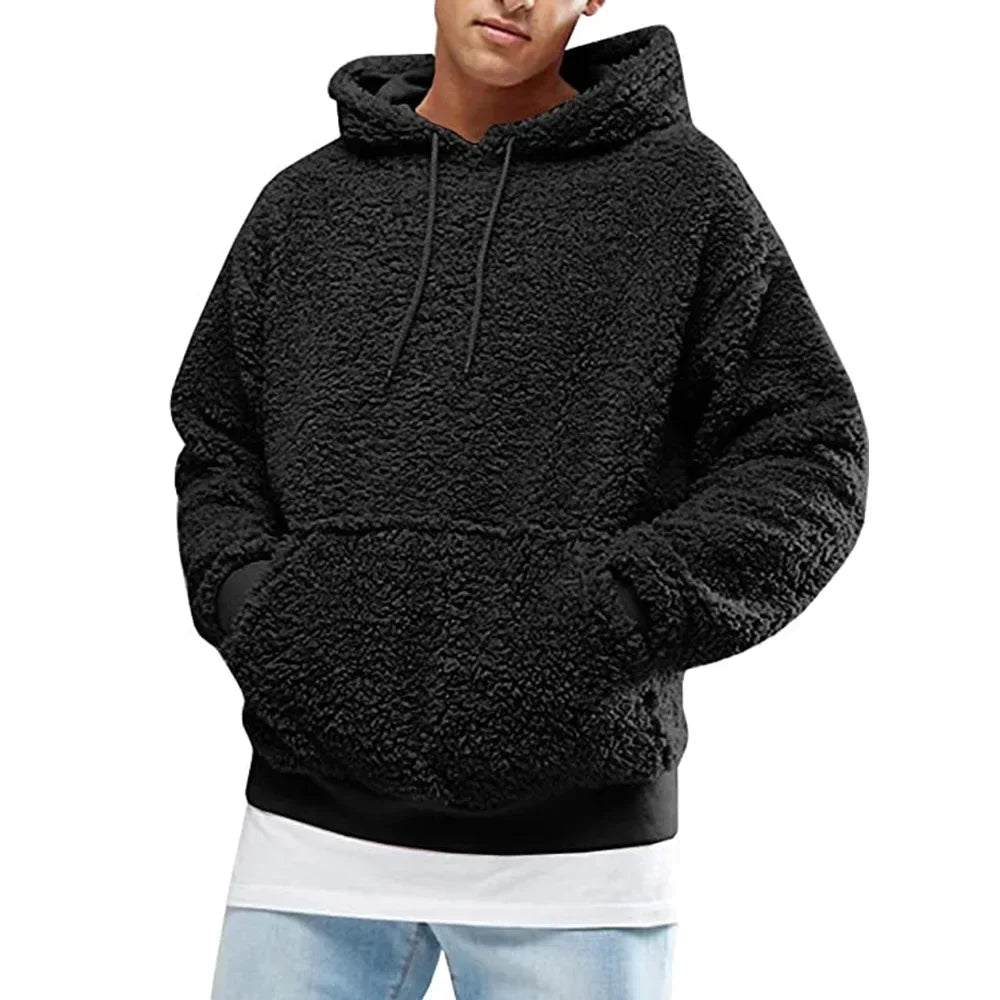 Fleece Hoodie | Trui | Teddy | Sherpa Hoodie | Heren Hoodie-Boutique Moda