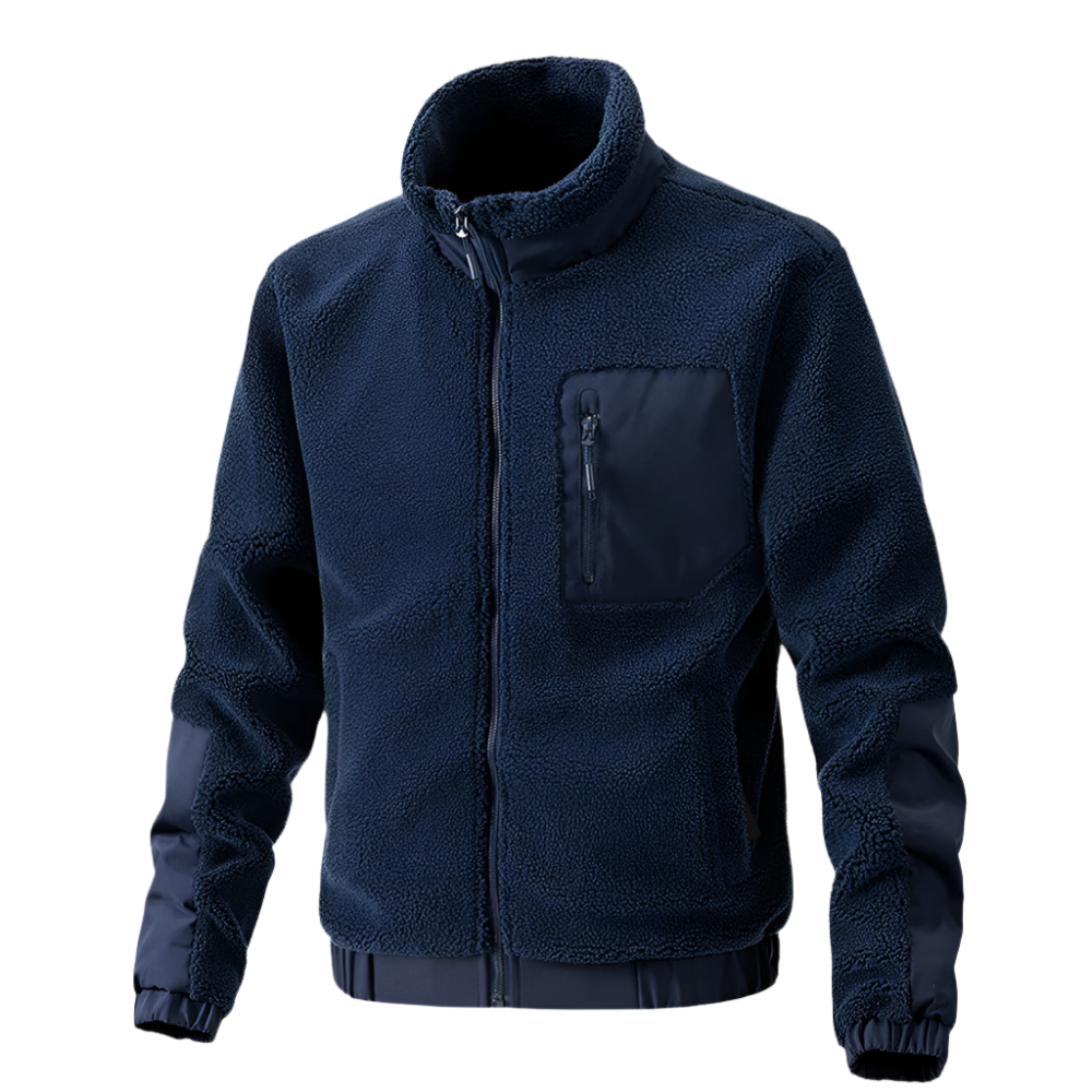 Fleecejack - Warme heren fleecejas met rits voor de winter-Boutique Moda