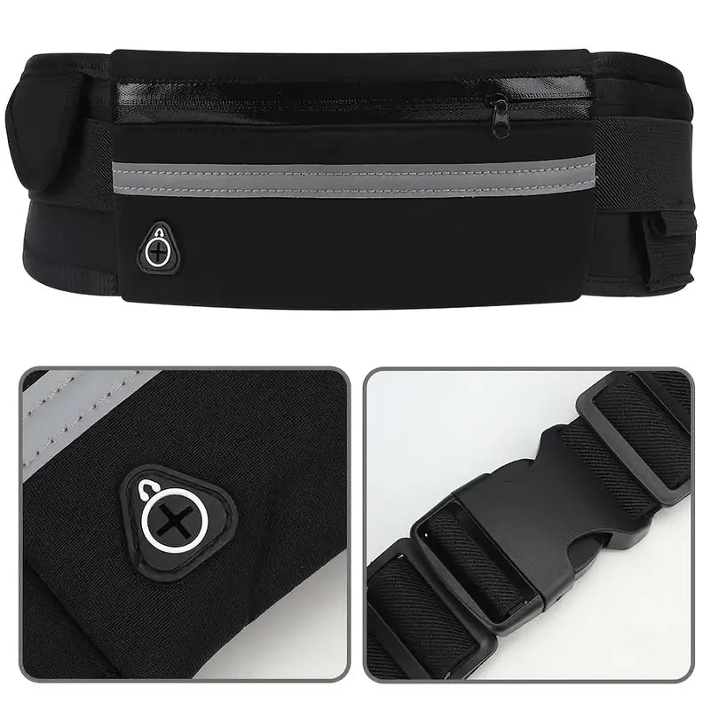 FlexGear Hardloop heuptas | Verstelbare heuptas met fleshouder-Boutique Moda