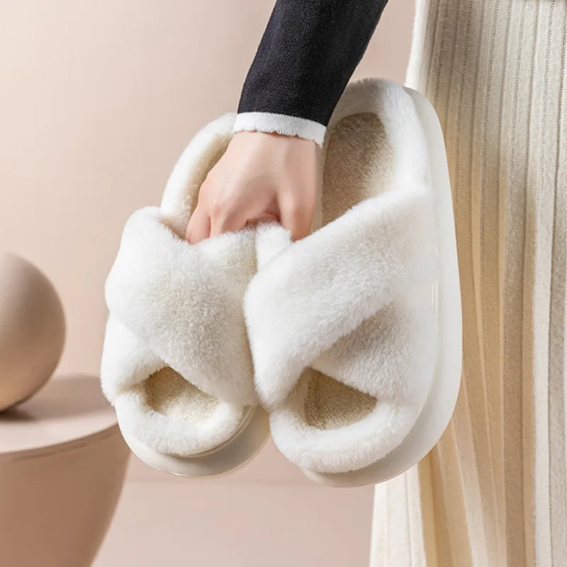 Fluffy pantoffels | Warm | Binnen | Wintersloffen | Huissloffen-Boutique Moda