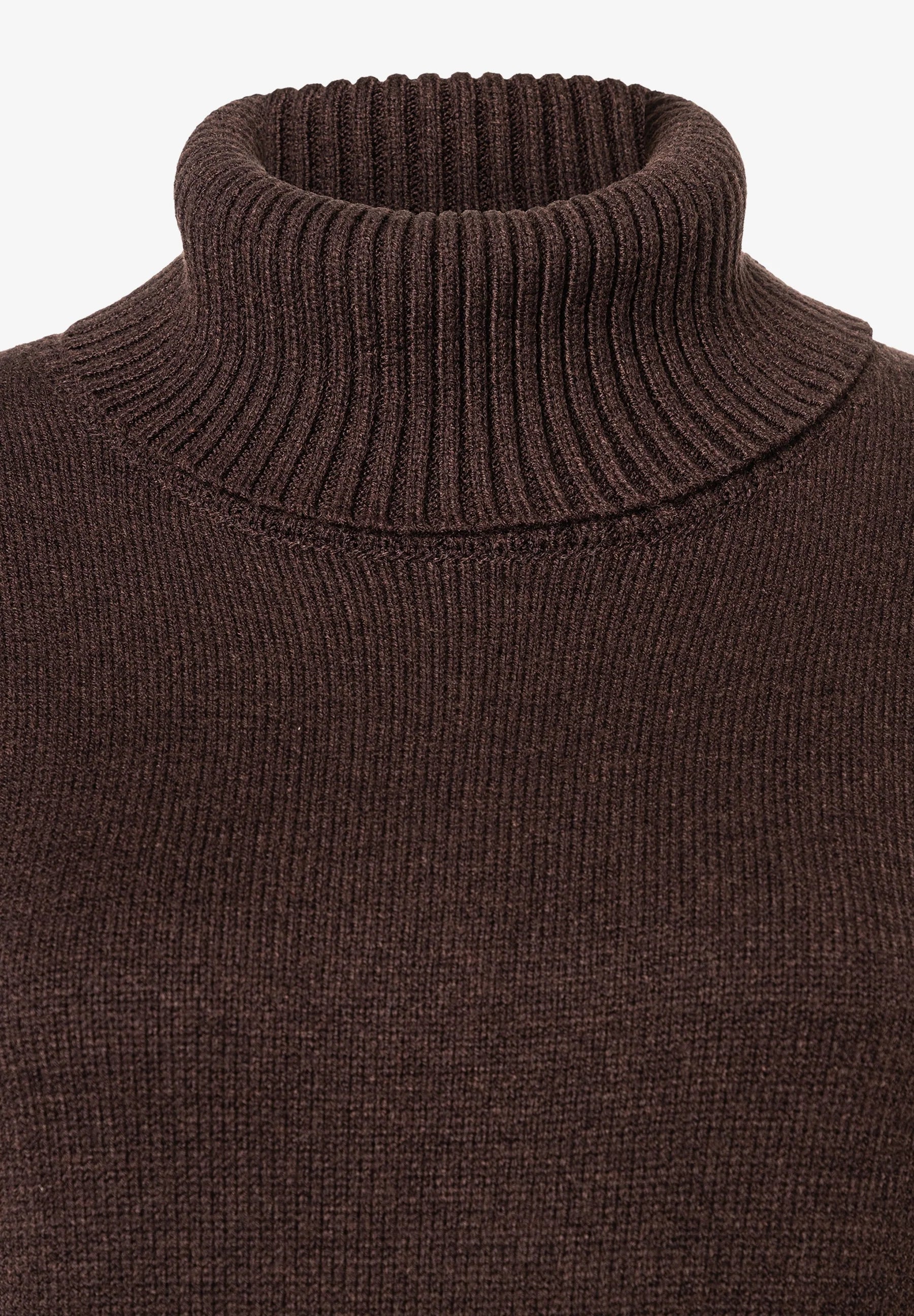 Gebreide Jurk - Mini-trui met col voor dames-Boutique Moda