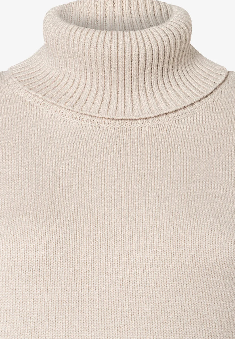 Gebreide Jurk - Mini-trui met col voor dames-Boutique Moda