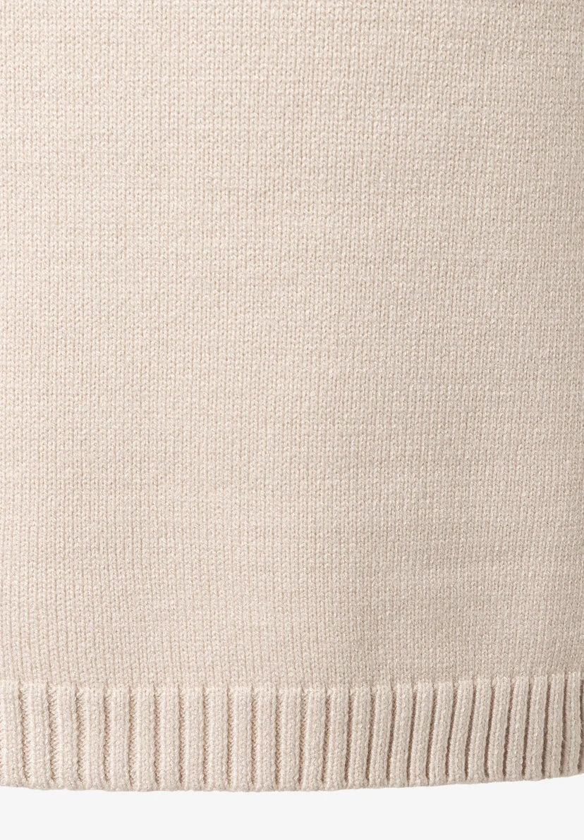 Gebreide Jurk - Mini-trui met col voor dames-Boutique Moda