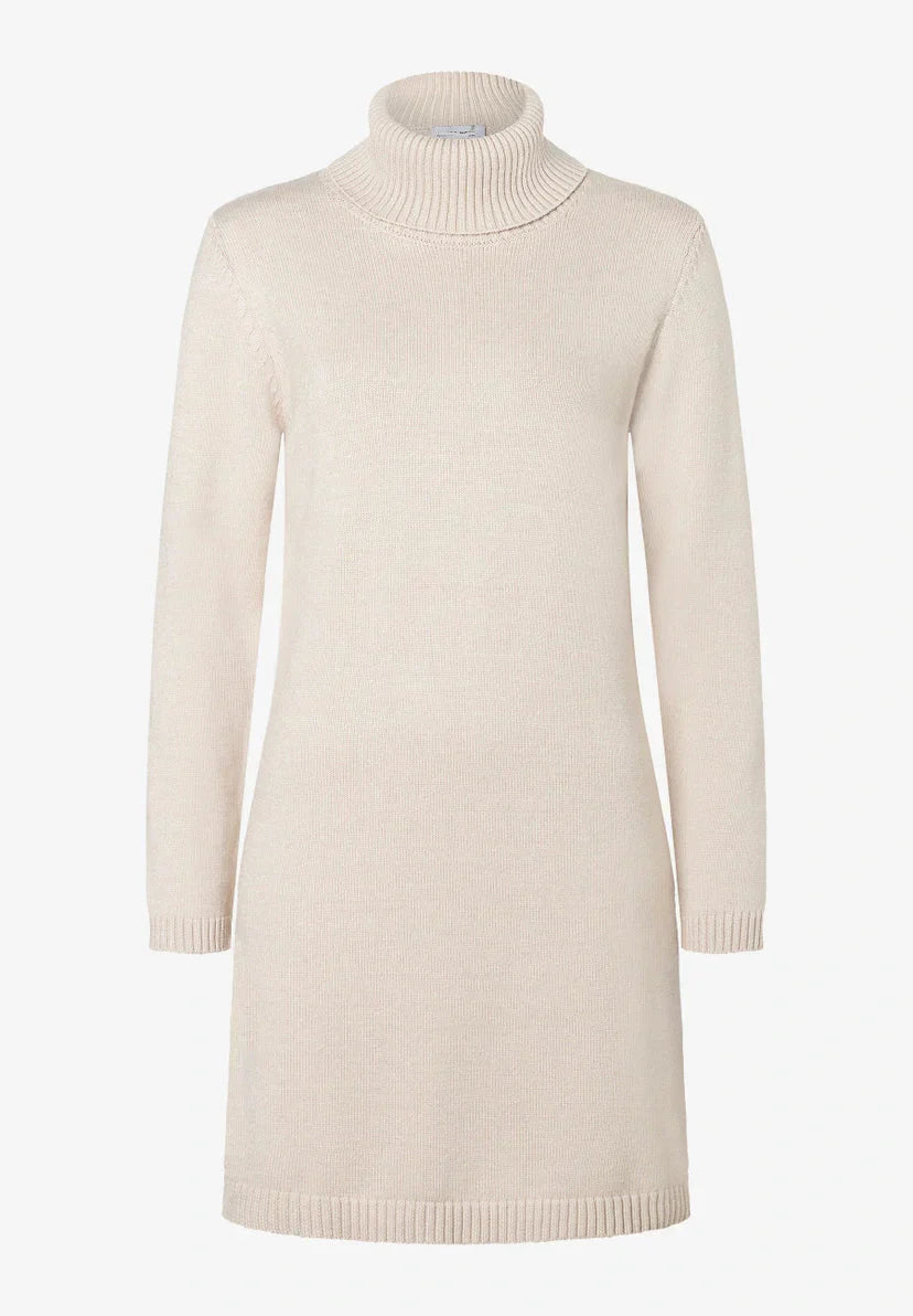 Gebreide Jurk - Mini-trui met col voor dames-Boutique Moda