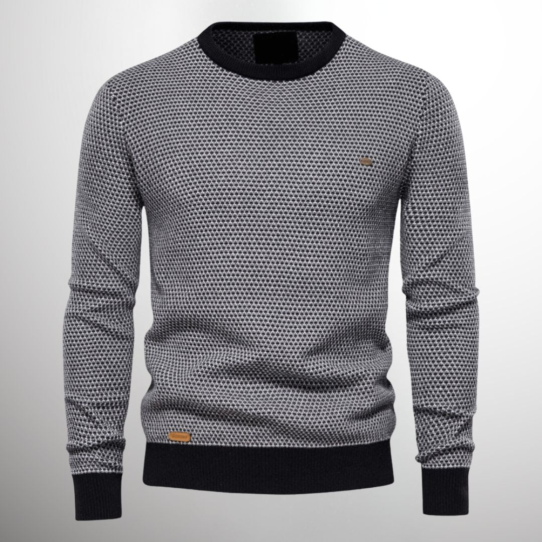 Gebreide Trui | Ronde hals | Normale pasvorm | Pullover trui | Heren trui-Boutique Moda