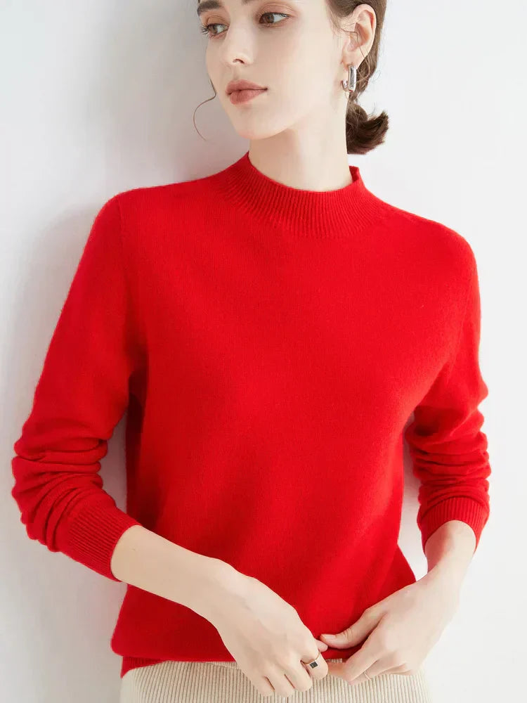 Gebreide trui - Lichtgewicht gebreide trui voor dames-Boutique Moda