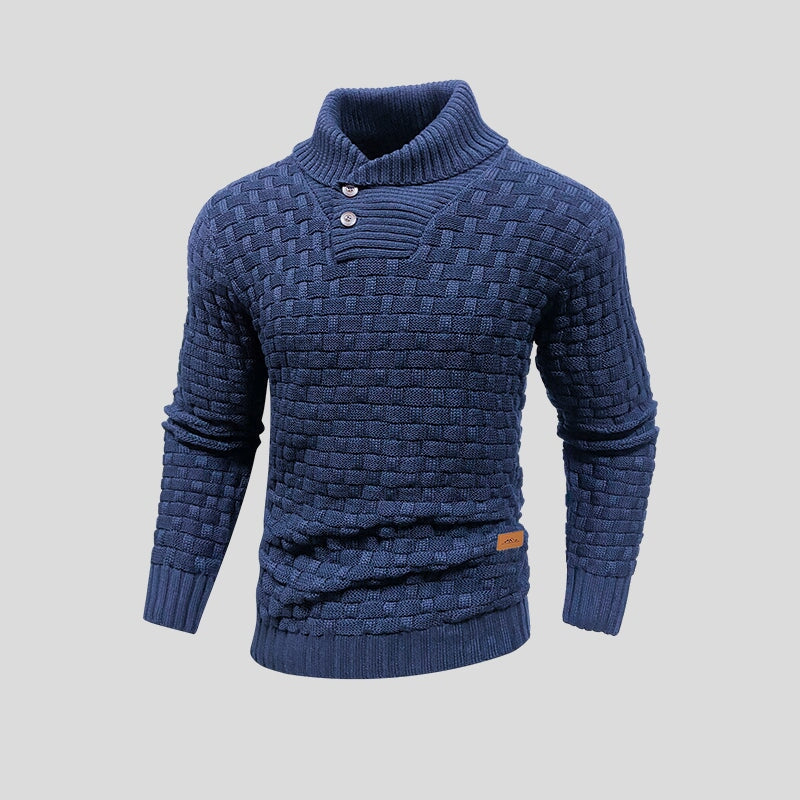 Gebreide trui - dik - rolkraag - gebreide sweater - winterkleding voor mannen-Boutique Moda