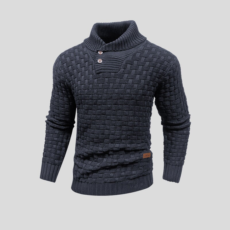 Gebreide trui - dik - rolkraag - gebreide sweater - winterkleding voor mannen-Boutique Moda