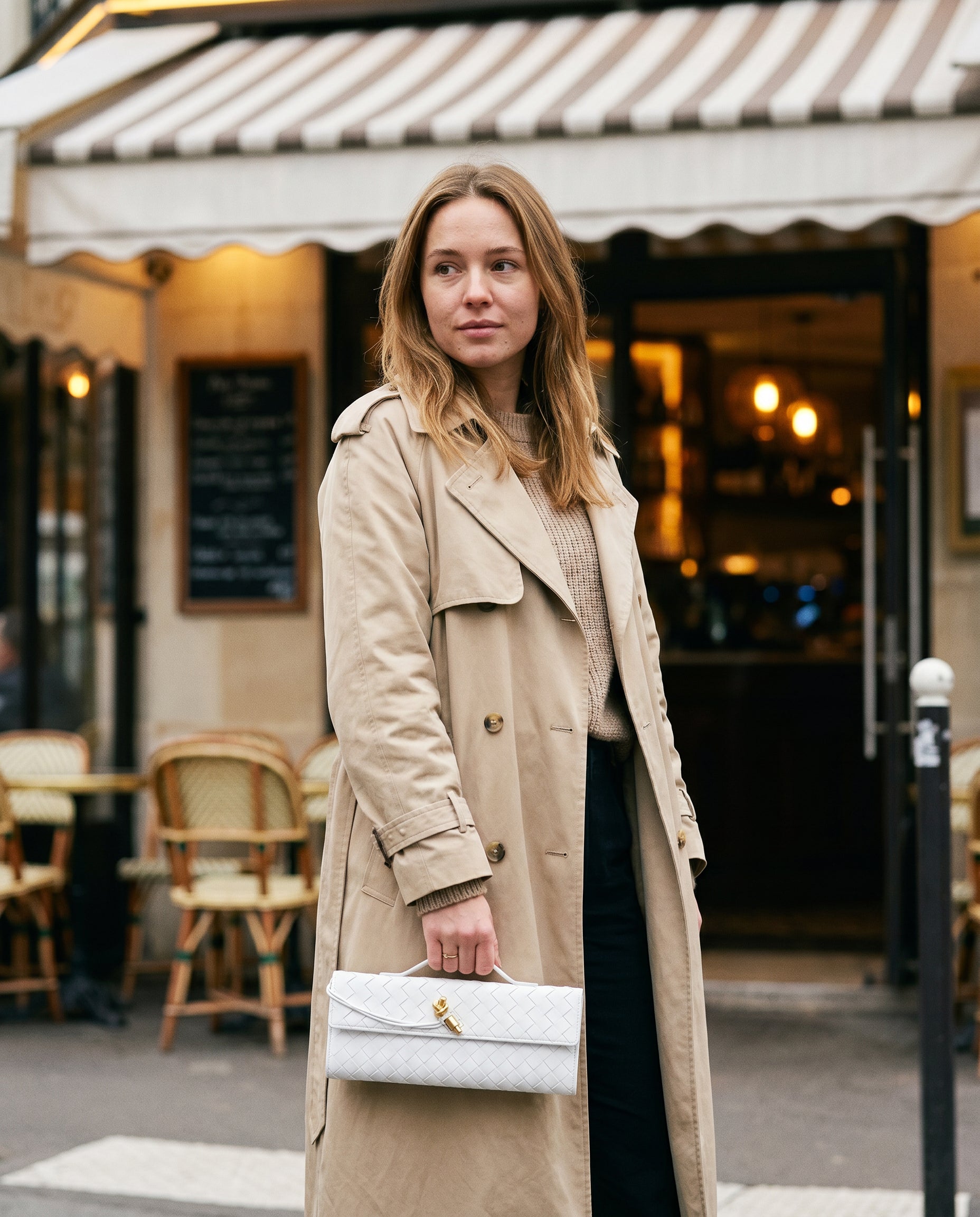 Gevlochten Clutch Tas | Kleine Schoudertas Dames | Kunstleren Avondtasje-Boutique Moda