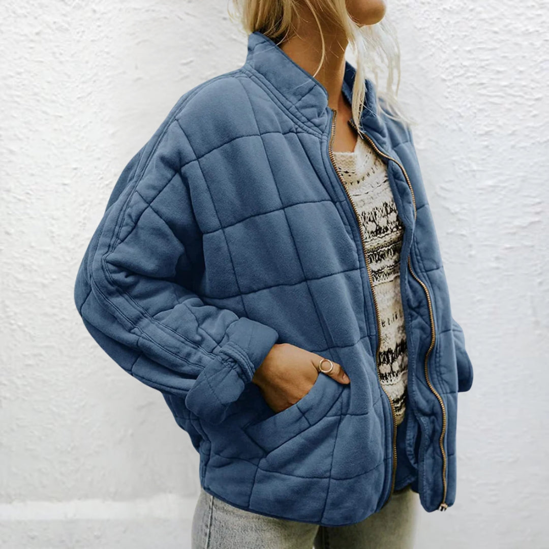 Gewatteerde Jas | Gewatteerd | Herfst | Oversized Jas | Vrouwenjas-Boutique Moda