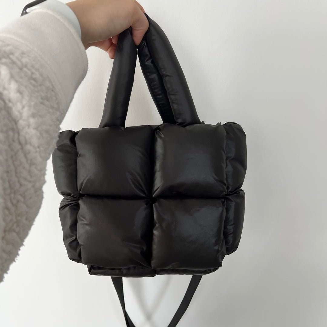 Gewatteerde Tas Dames | Puffer Shopper | Afneembare Band-Boutique Moda