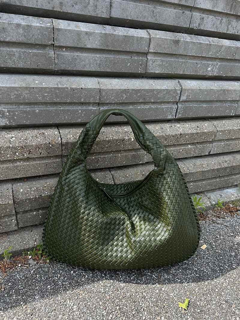 Geweven tas - Grote schoudertas voor dames voor dagelijks gebruik-Boutique Moda