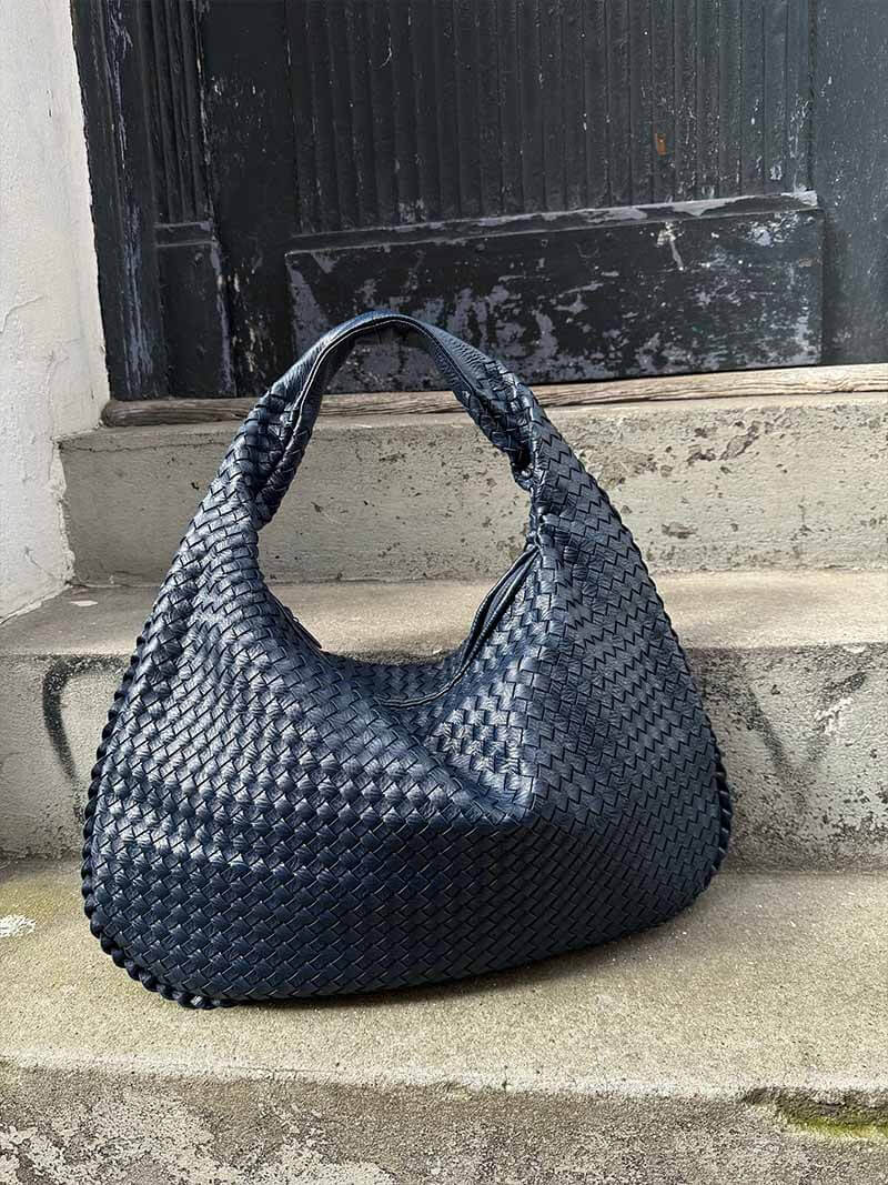 Geweven tas - Grote schoudertas voor dames voor dagelijks gebruik-Boutique Moda
