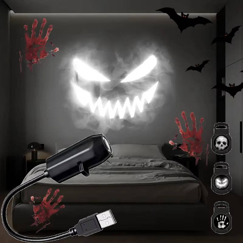 Halloween-projector - Schedel-lichtprojector voor Halloween-Boutique Moda