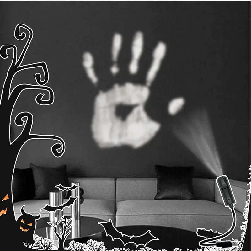 Halloween-projector - Schedel-lichtprojector voor Halloween-Boutique Moda