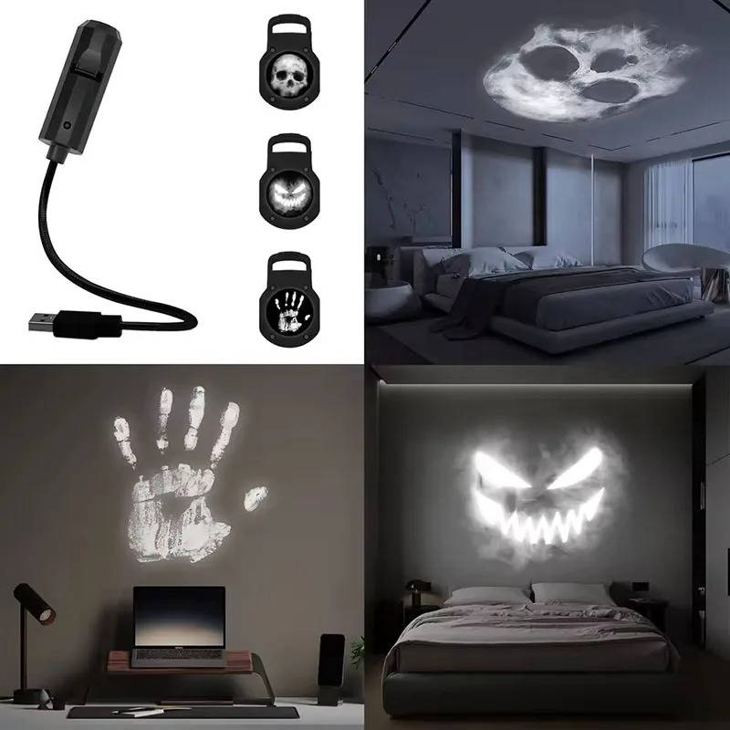 Halloween-projector - Schedel-lichtprojector voor Halloween-Boutique Moda