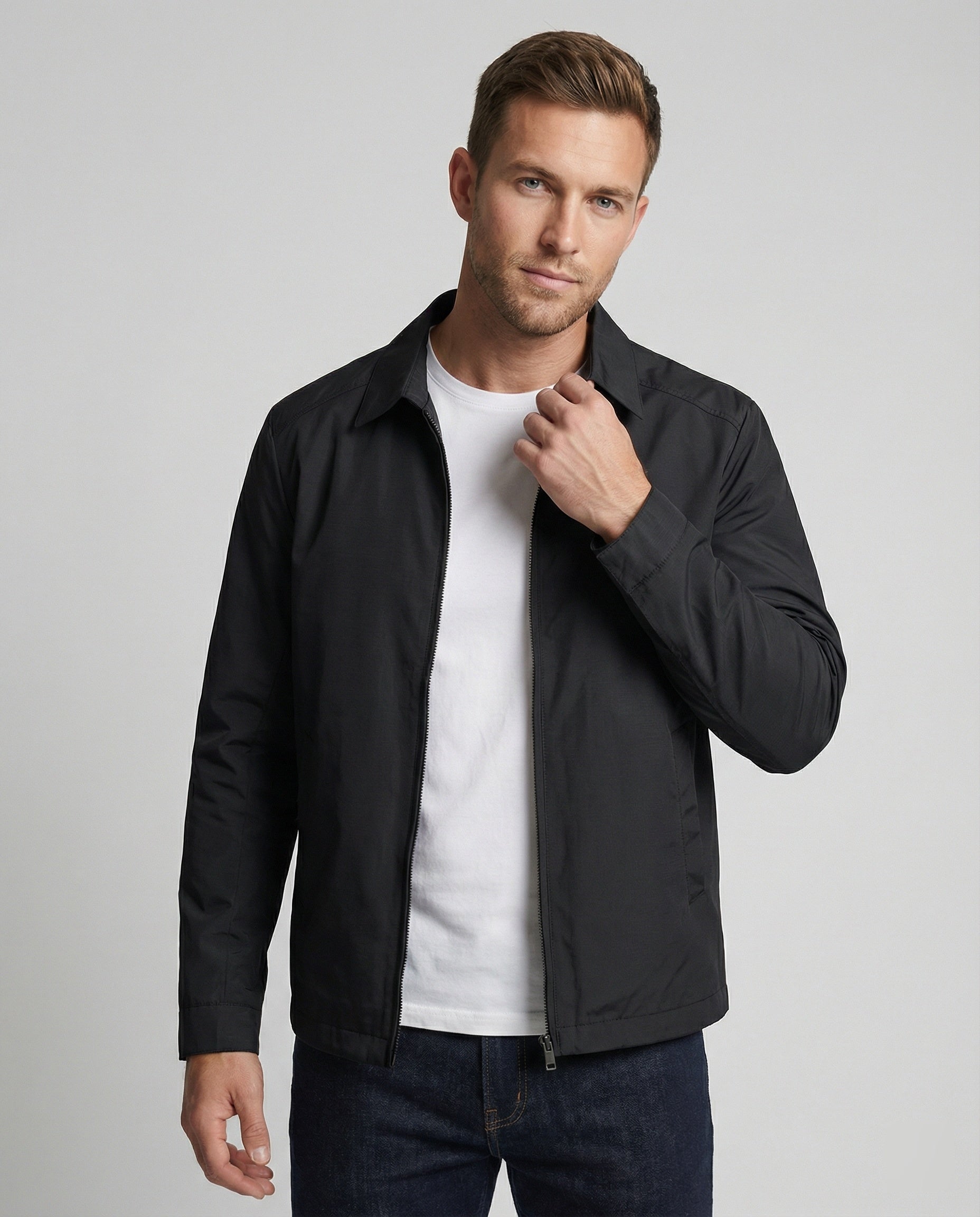 Harrington-jas - Lichtgewicht, winddichte herenjas-Boutique Moda