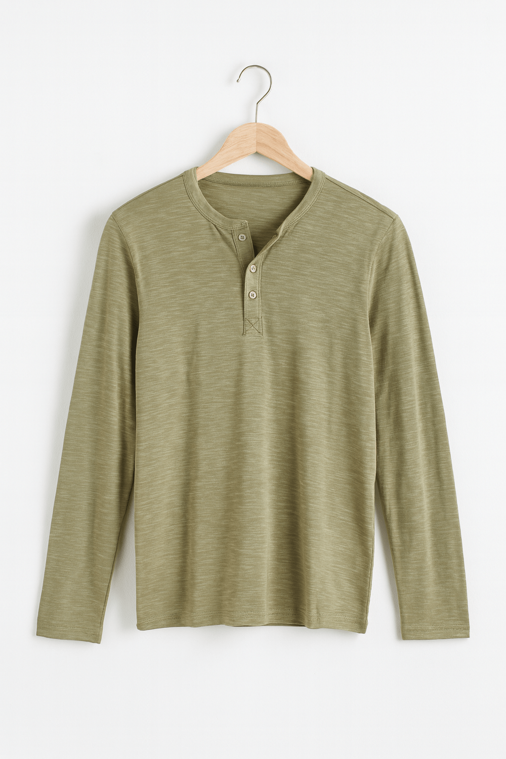 Henley-shirt - Casual T-shirt met lange mouwen voor heren-Boutique Moda