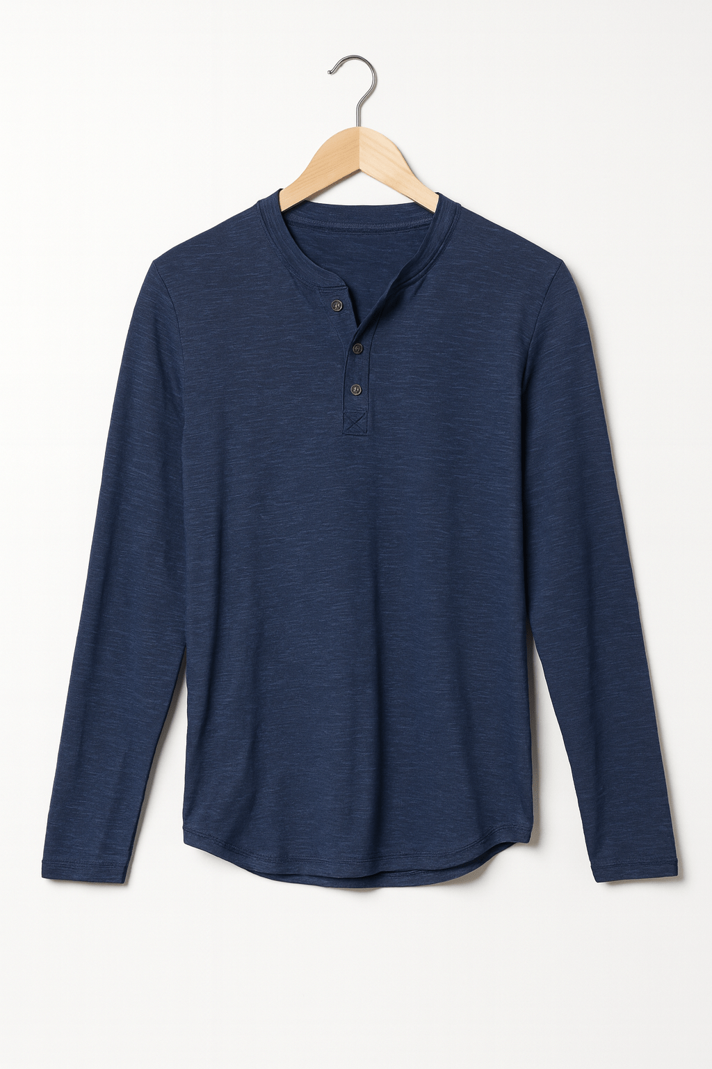 Henley-shirt - Casual T-shirt met lange mouwen voor heren-Boutique Moda