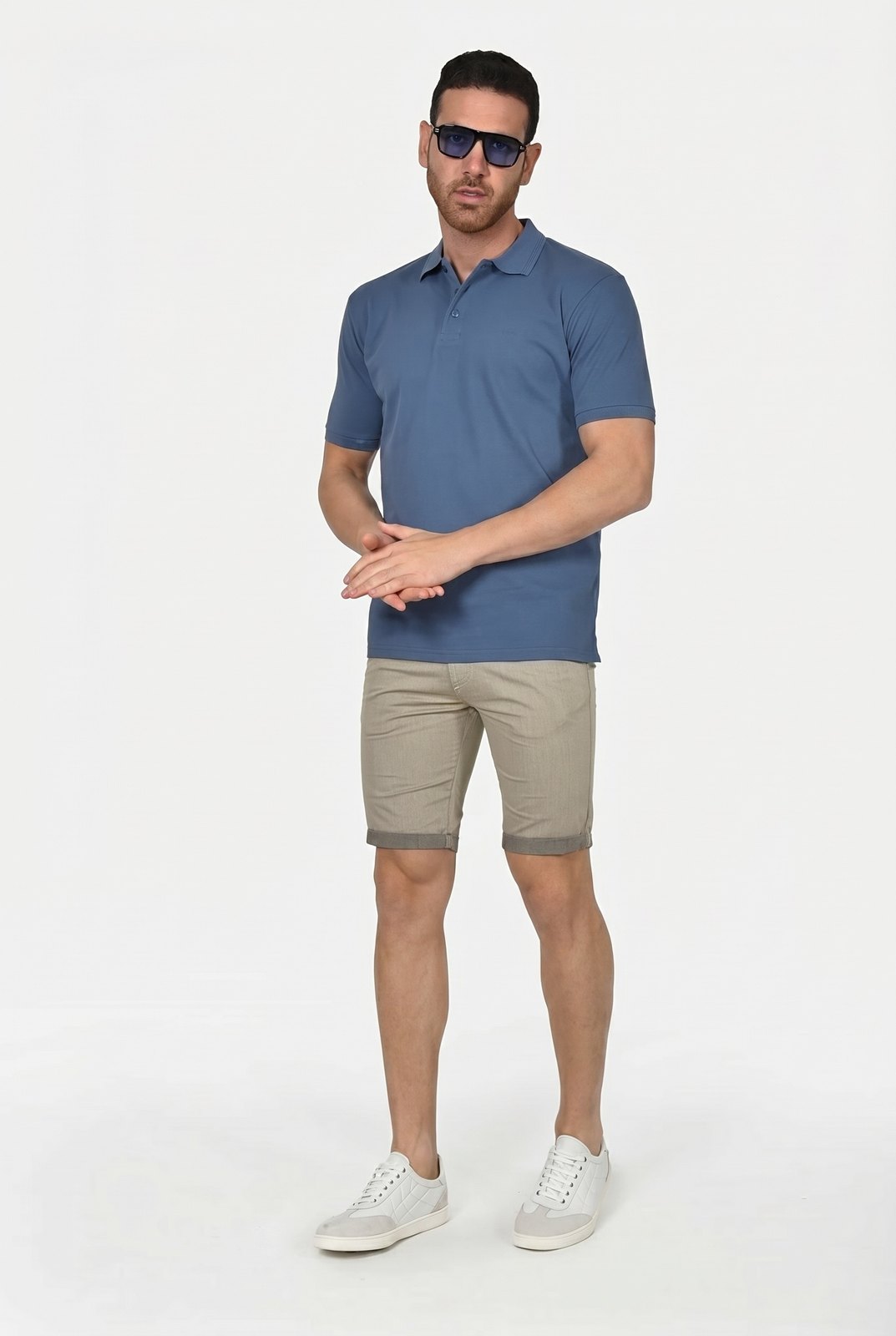 Heren Polo 100% Katoen | Poloshirt Korte Mouw | Regular Fit Polo Heren-Boutique Moda