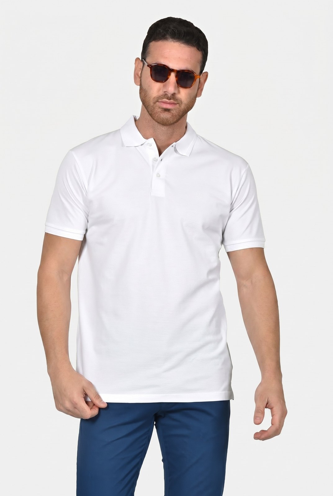 Heren Polo 100% Katoen | Poloshirt Korte Mouw | Regular Fit Polo Heren-Boutique Moda