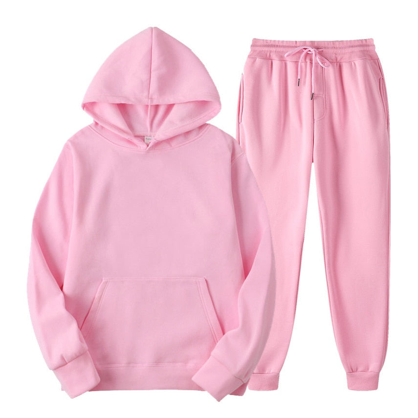 Hoodie en joggerset | Pullover | Koord | Sweat Sets | Joggersets voor dames-Boutique Moda
