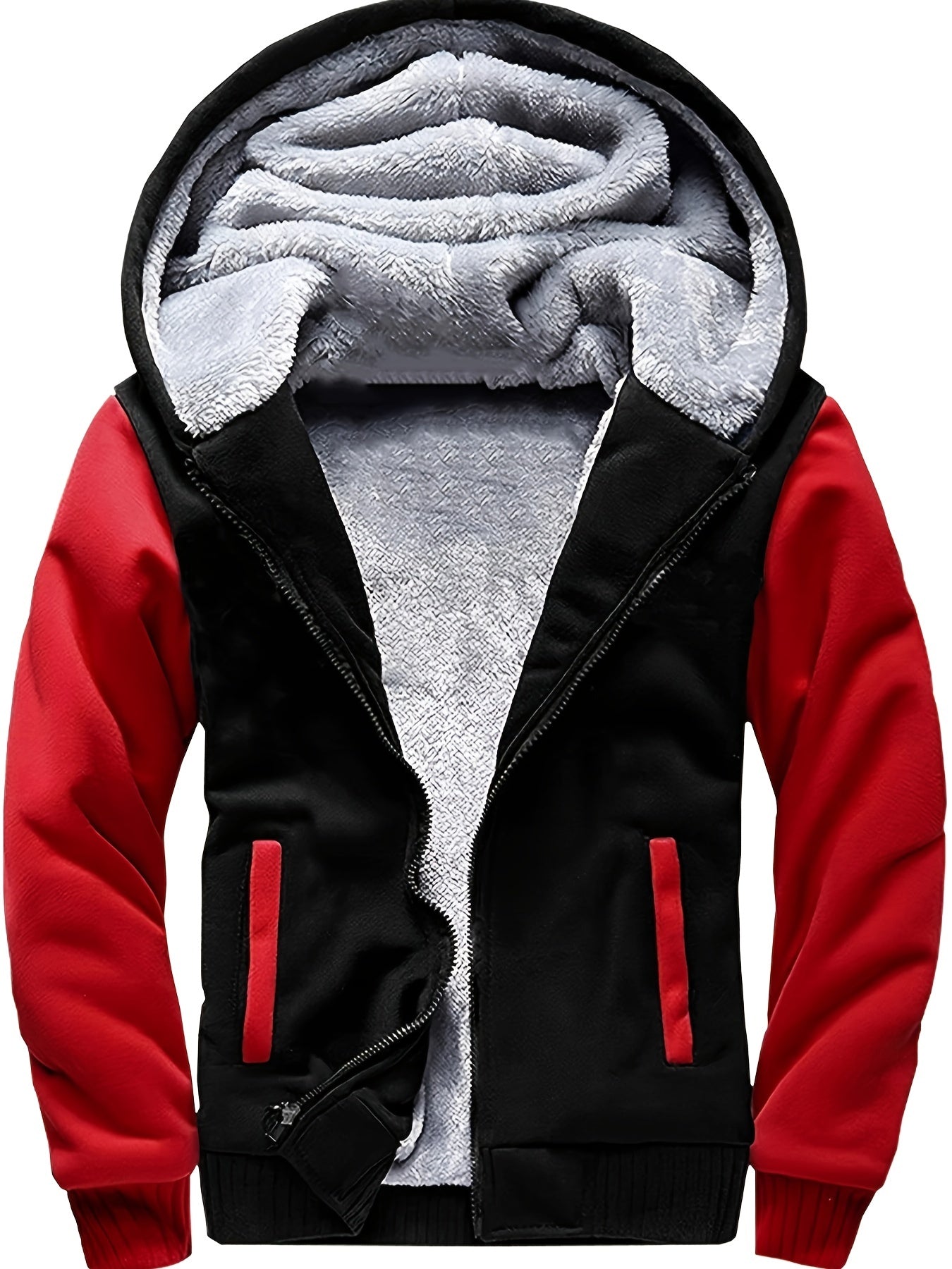 Hoodies voor kinderen - Jongens Warme Zip-Up fleece gevoerde Hoodie voor de winter-Boutique Moda
