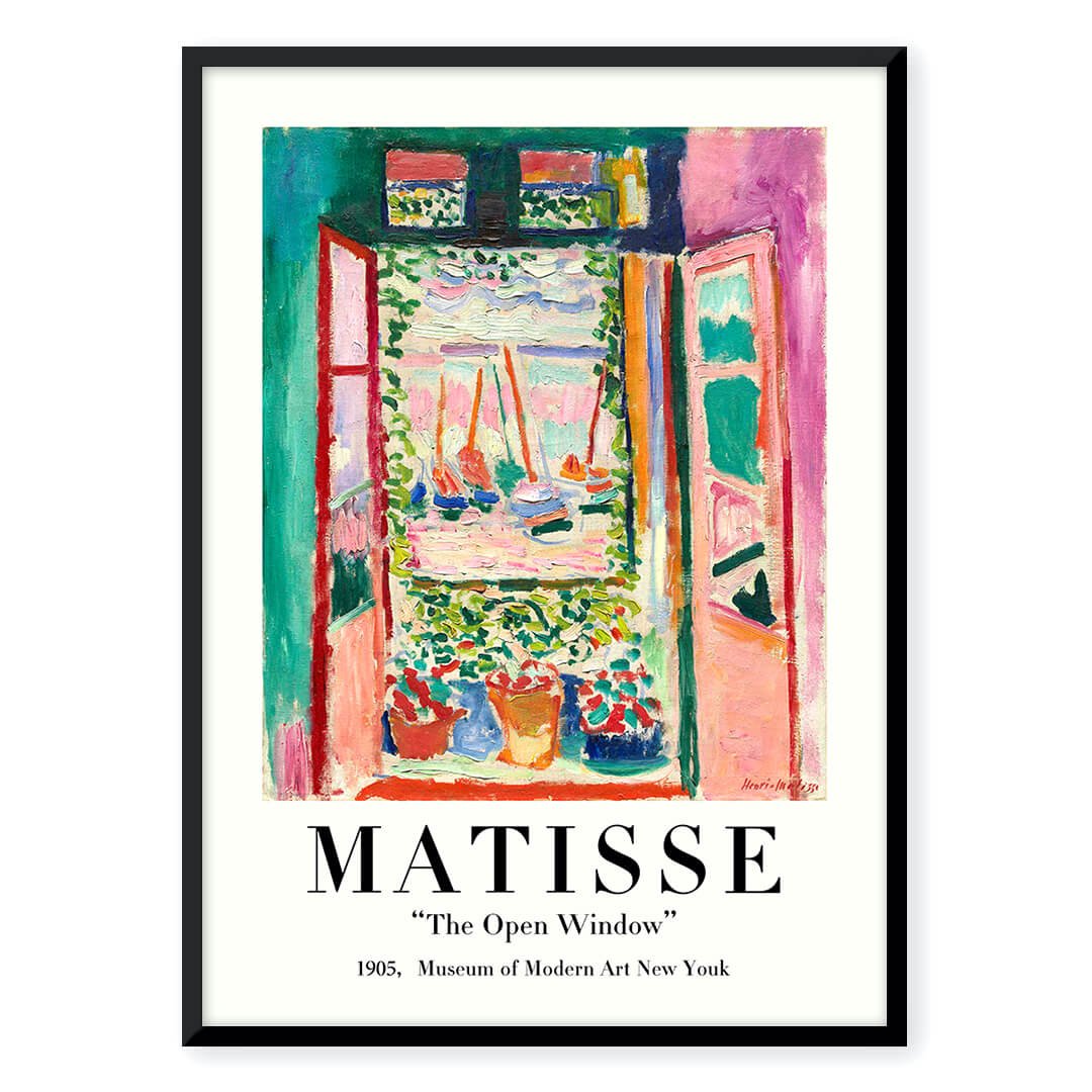 Matisse The Open Window kunstposter 1