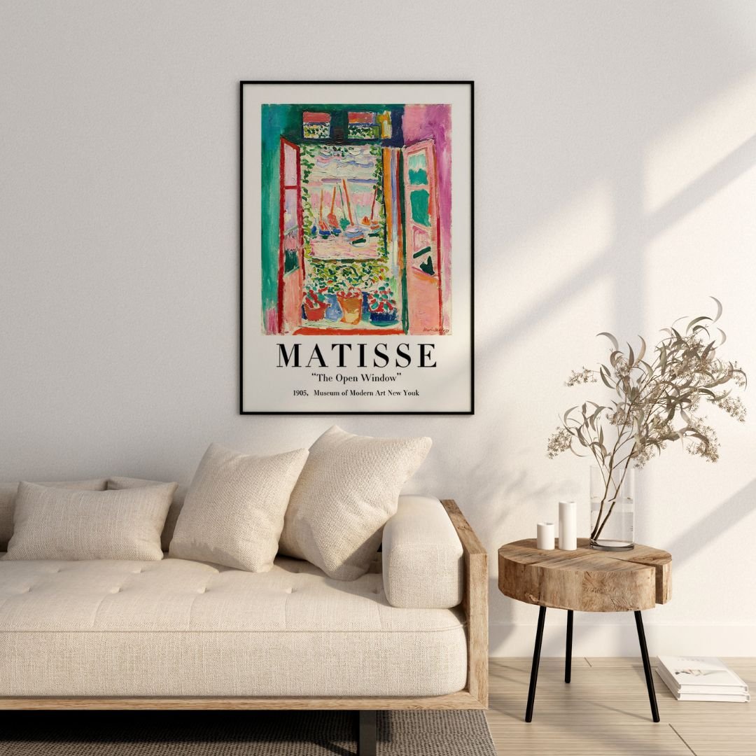 Matisse The Open Window kunstposter 4