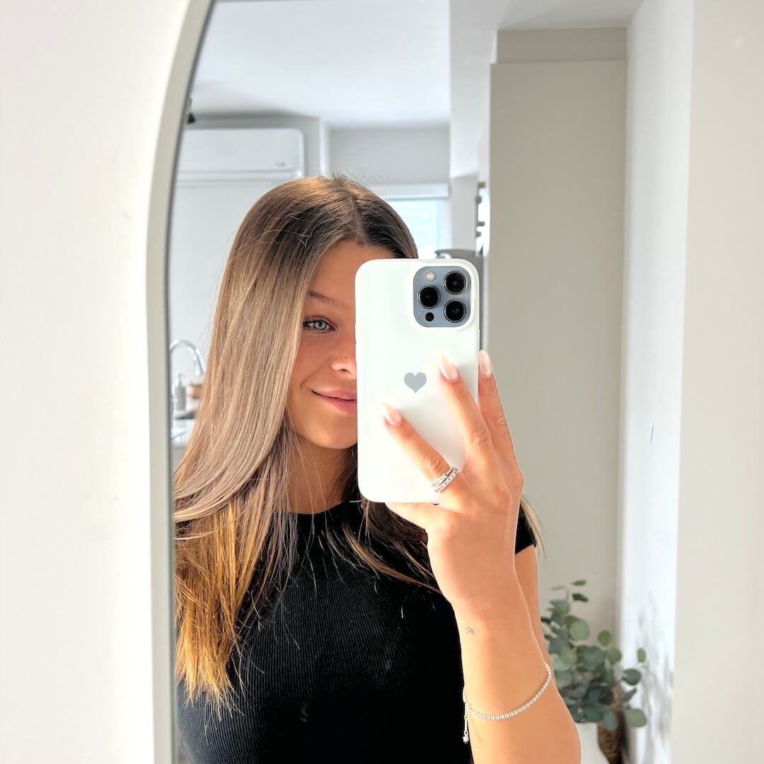 iPhone Case | Siliconen Hartje | Pastel Mat Beschermend-Boutique Moda