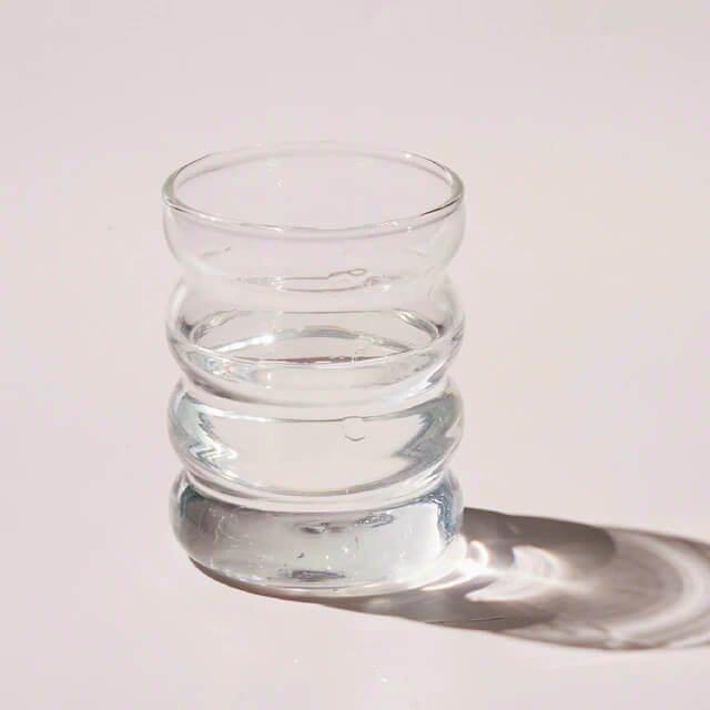 Set van twee gekleurde bubbelglazen 9