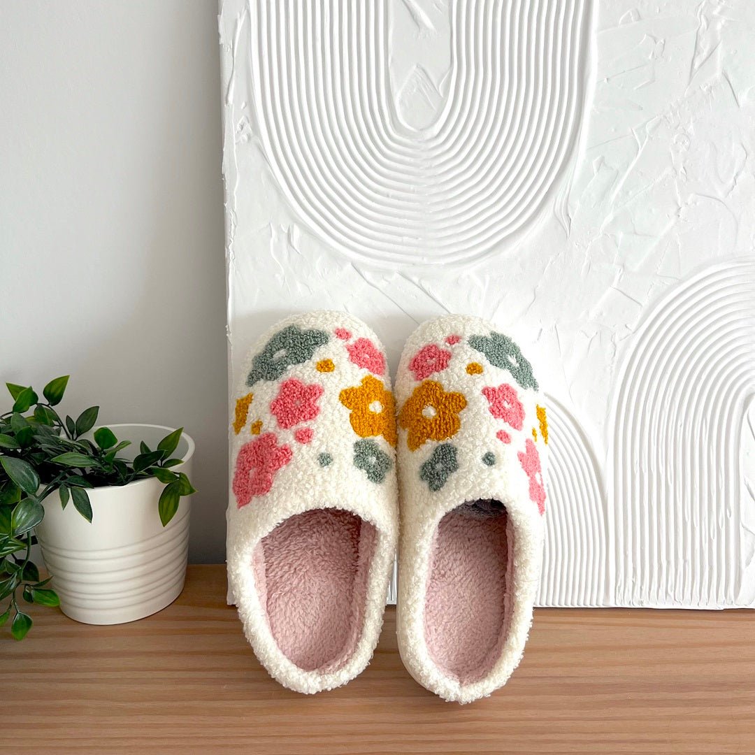Sloffen met kleine bloemen 5