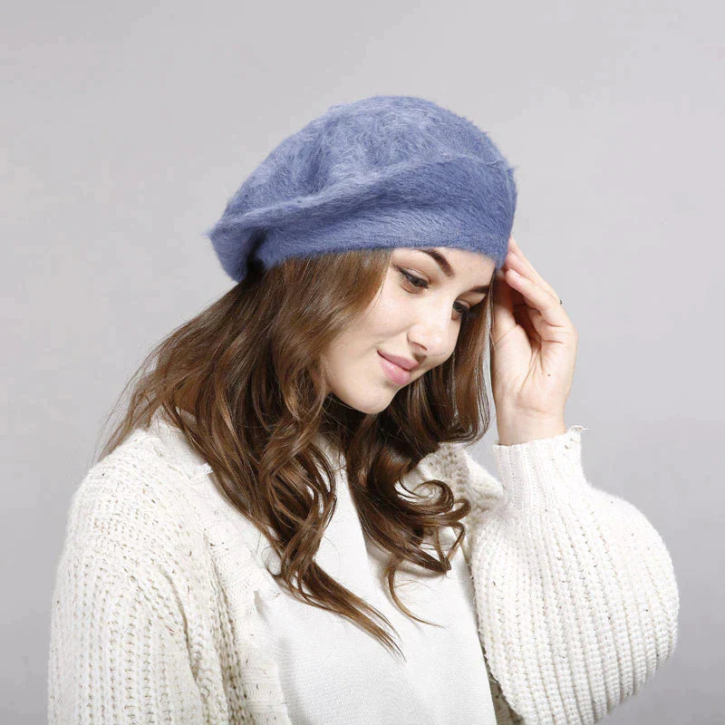 Jenna Beret Hat | Blijf knus en chique op koude winterdagen met deze stijlvolle baret hoed-Boutique Moda