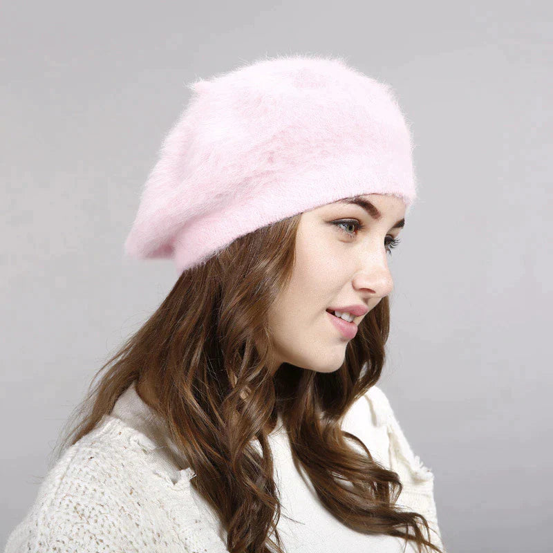 Jenna Beret Hat | Blijf knus en chique op koude winterdagen met deze stijlvolle baret hoed-Boutique Moda
