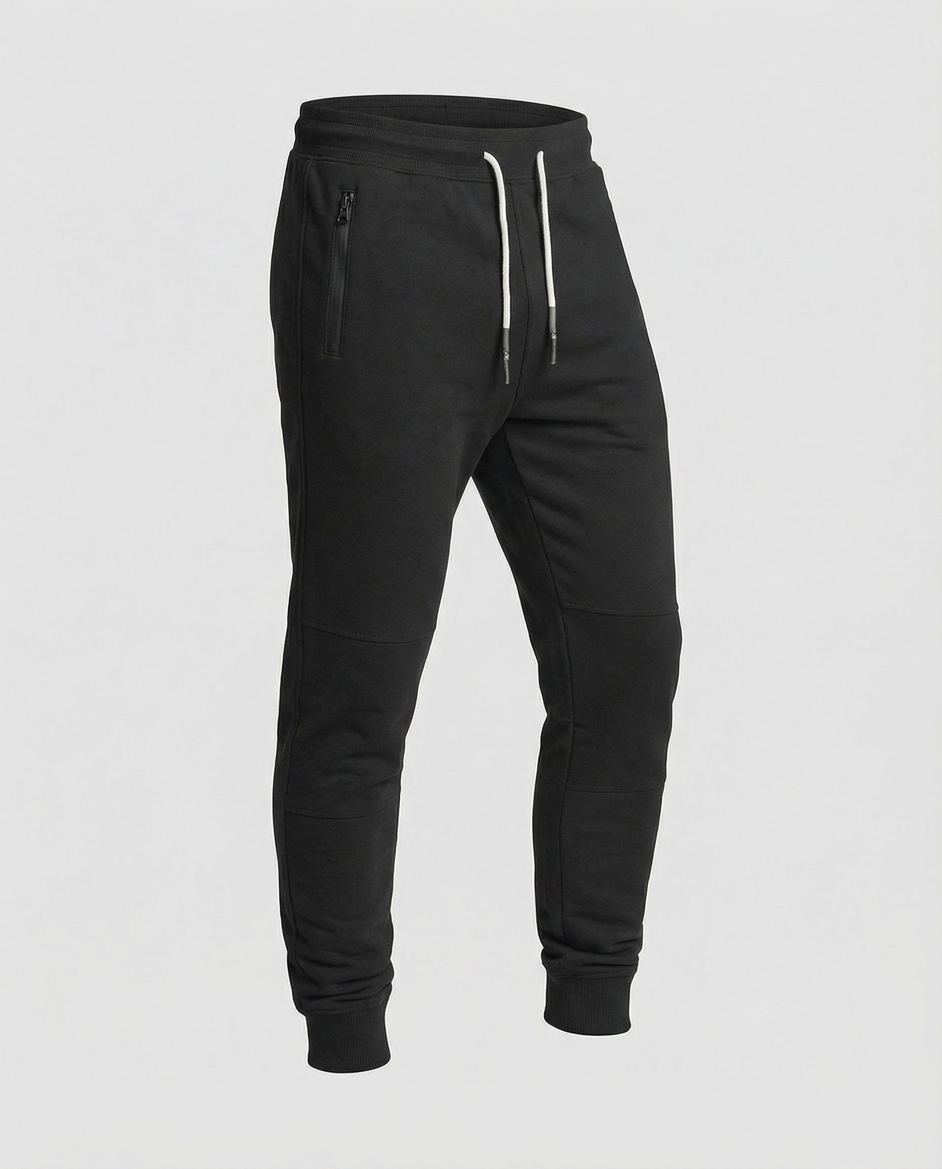 Joggingbroek – Trekkoord – Zakken met rits – Slim-fit joggingbroek – Joggingbroek voor heren-Boutique Moda