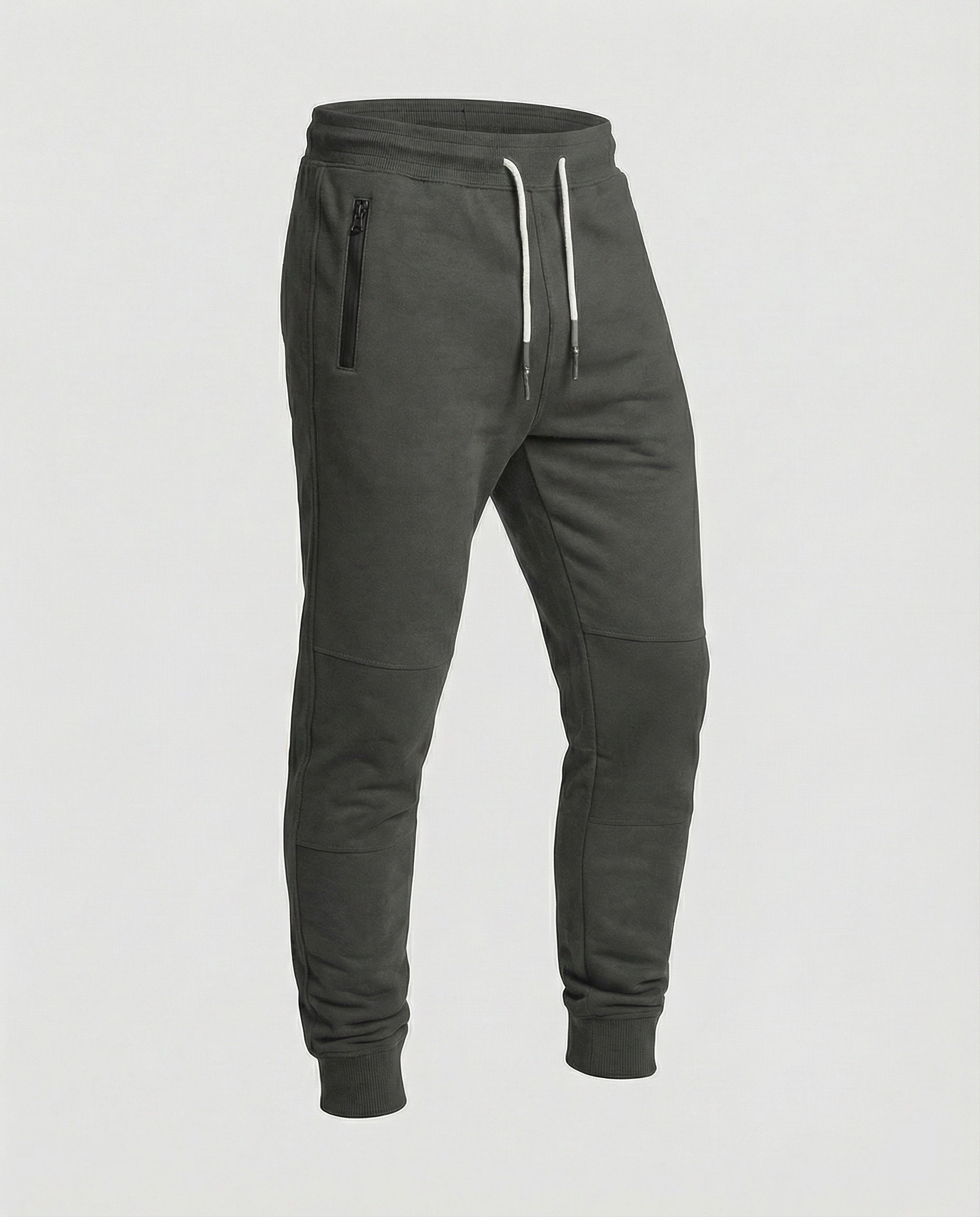Joggingbroek – Trekkoord – Zakken met rits – Slim-fit joggingbroek – Joggingbroek voor heren-Boutique Moda