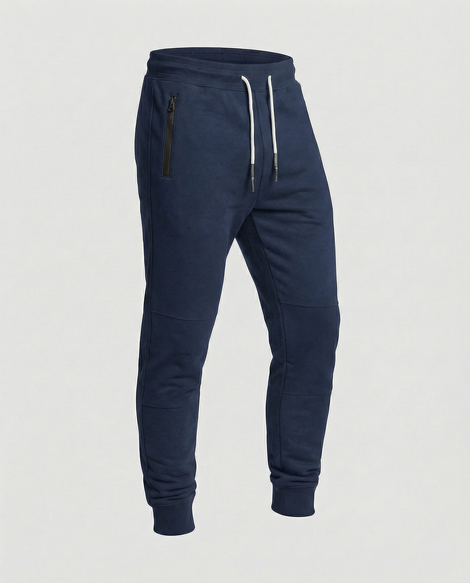 Joggingbroek – Trekkoord – Zakken met rits – Slim-fit joggingbroek – Joggingbroek voor heren-Boutique Moda