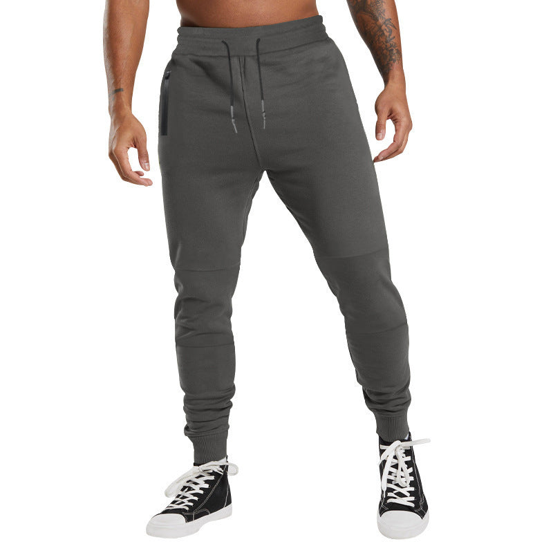 Joggingbroek – Trekkoord – Zakken met rits – Slim-fit joggingbroek – Joggingbroek voor heren-Boutique Moda