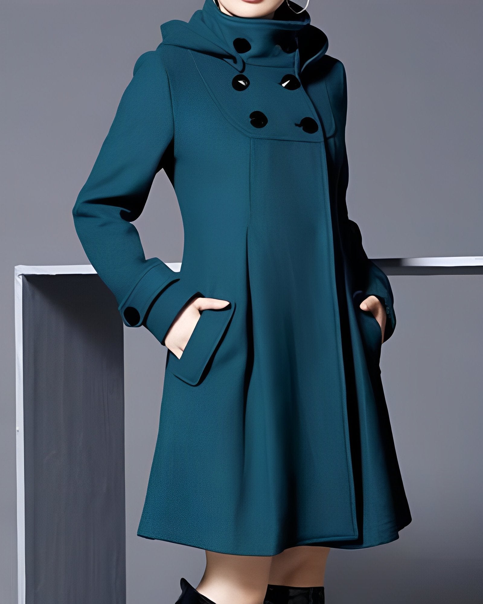Jurkjas - Kap - Halflang - Trenchcoat - Damesjassen-Boutique Moda
