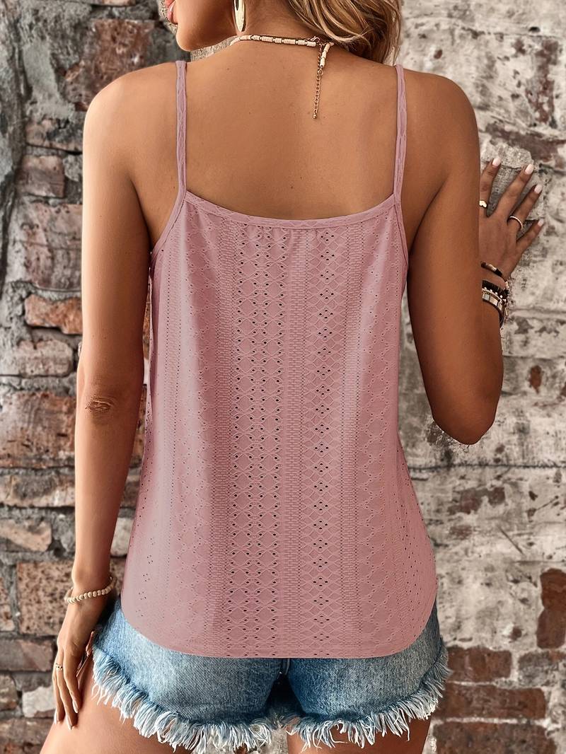 Kanten top - Spaghettibandjes - V-hals - Zomertop - Dameskleding-Boutique Moda