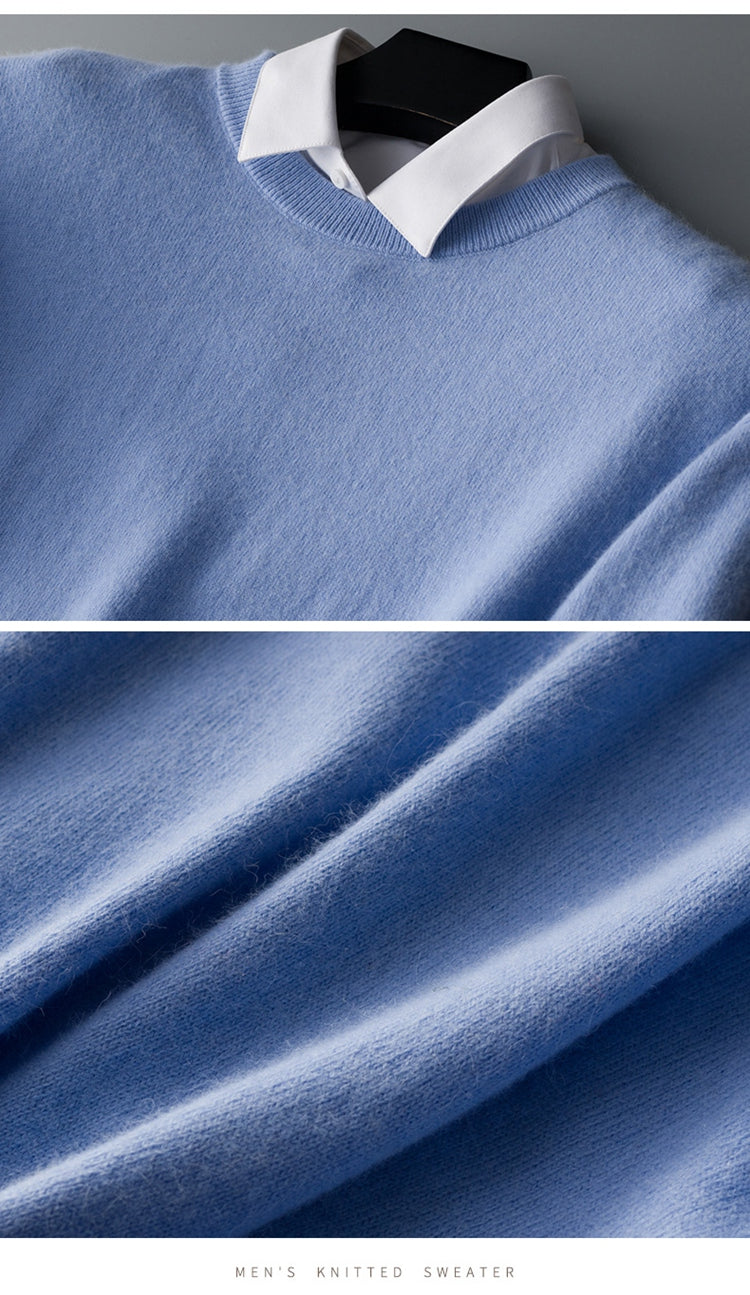 Kasjmier trui - Warme gebreide trui voor heren-Boutique Moda