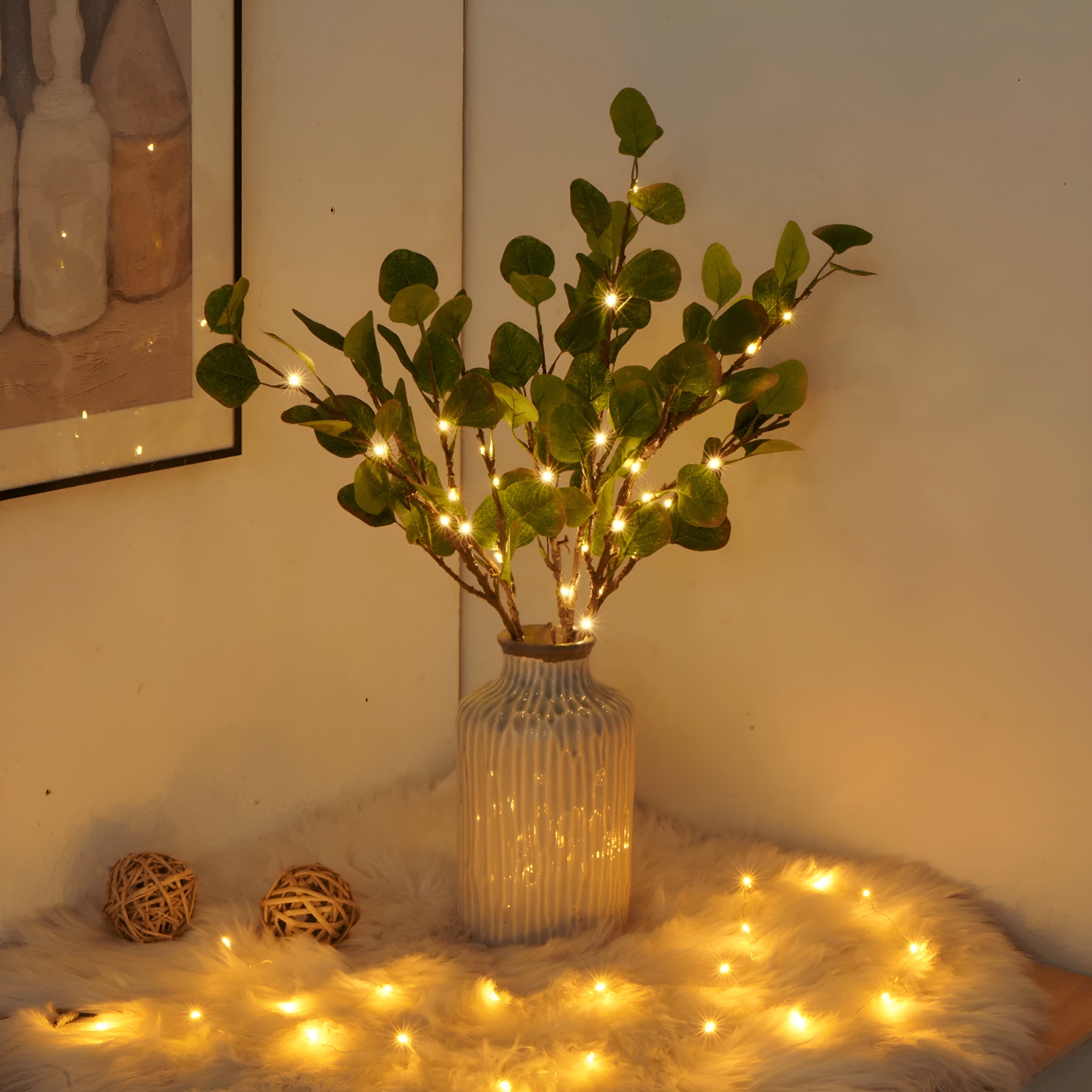 Kerstverlichting decoratie | Verlichte takdecoratie | LED | Kerstlampjes | Binnenverlichting decoratief-Boutique Moda
