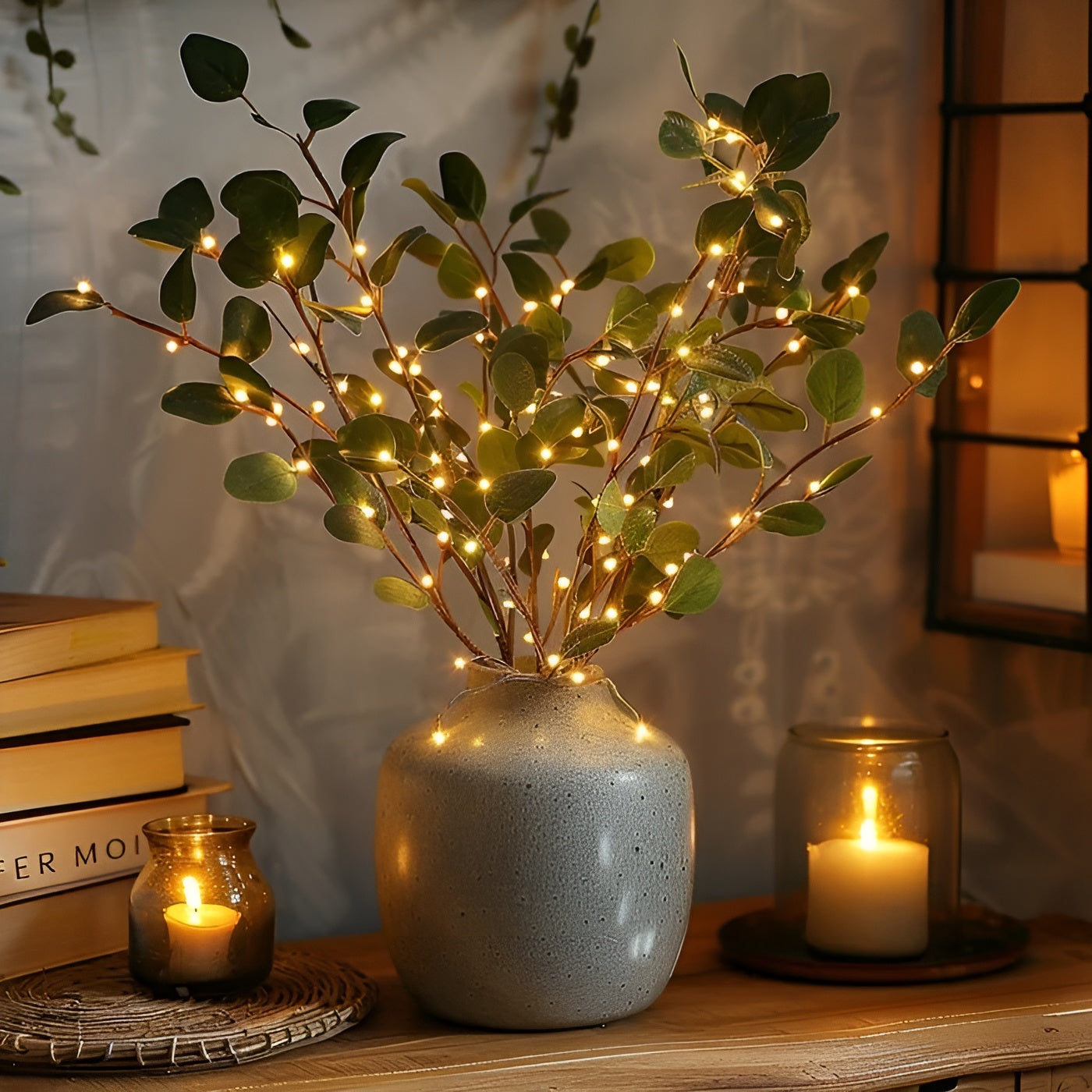 Kerstverlichting decoratie | Verlichte takdecoratie | LED | Kerstlampjes | Binnenverlichting decoratief-Boutique Moda