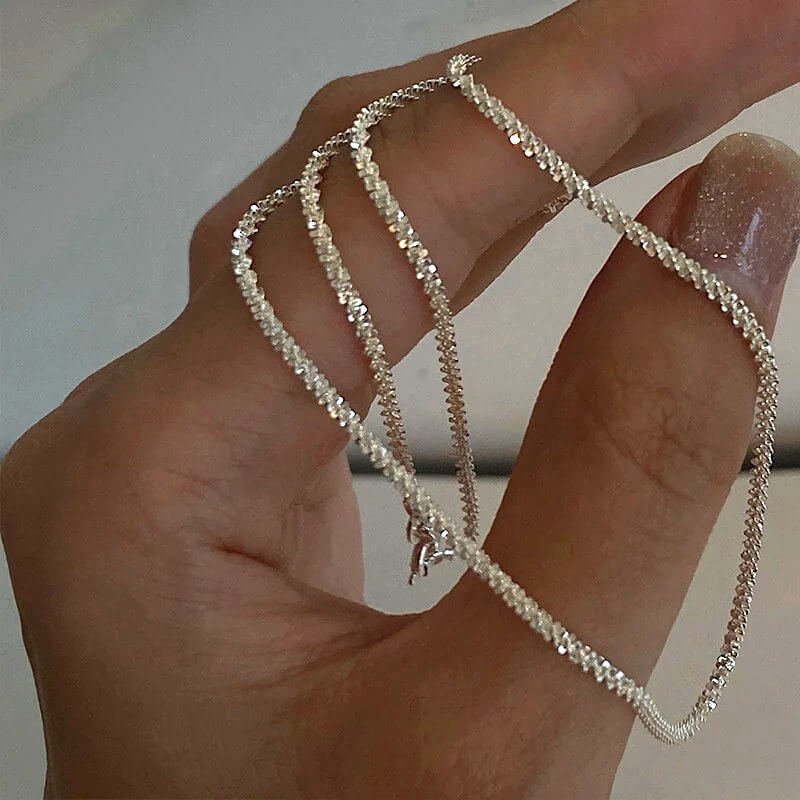 Ketting Dames | Glinsterend Fijn | Zilverkleurig of Goudkleurig-Boutique Moda